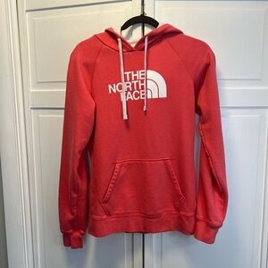 The North Face Pull-Over/Sweatshirt With Hoodie Size Women’s Small Color Coral